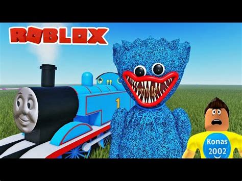 ROBLOX HUGGY WUGGYS RIDE WITH THOMAS AT POPPY PLAYTIME Roblox