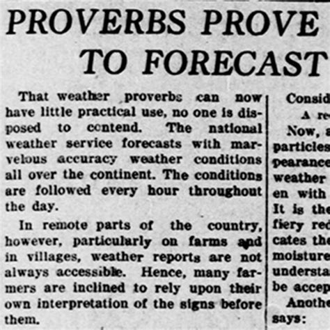 Weather Forecast Newspaper