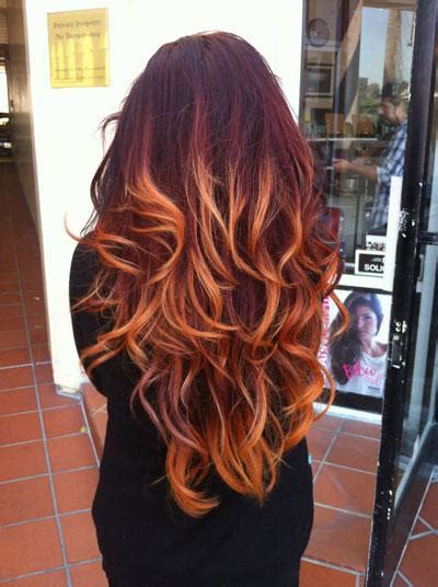 Red Ombre Hair Tutorial