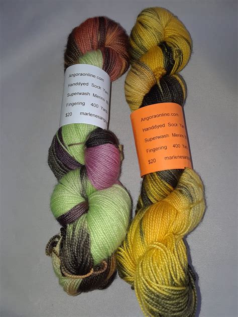 Hand Dyed SW 80 20 Merino Nylon Sock Yarn