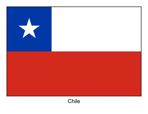 Chile Flag Template Download Printable PDF | Templateroller