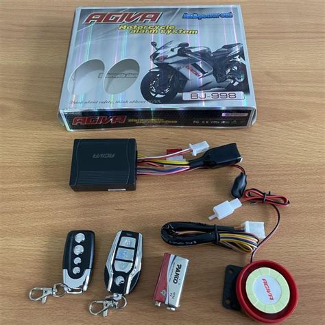 Jual Alarm Motor Agiva Fitur Lengkap Cara Pasang Remote Alarm Agiva