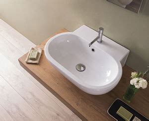 Wall Mounted Washbasin Bp Ceramica Globo Ceramic Rectangular