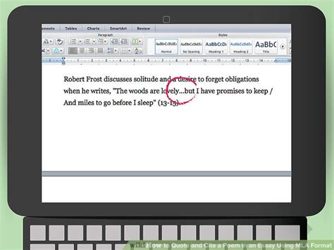 How To Quote And Cite A Poem In An Essay Using Mla Format