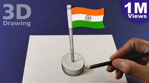 Indian Flag Drawing