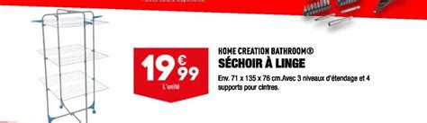 Promo Séchoir à Linge Home Création Bathroom chez Aldi iCatalogue fr