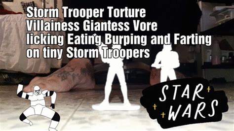 Storm Trooper Villainess Giantess Vore Licking Eating Burping And