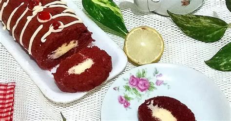 Resep Bolu Gulung Red Velvet Kukus Oleh Fey Pawonmungil Cookpad