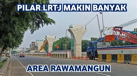 UPDATE PEMBANGUNAN JALUR LRT JAKARTA FASE 1B VELODROME MANGGARAI ZONA 1