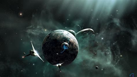 Spaceship Space Station Science Fiction Hd Wallpaper Rare Gallery