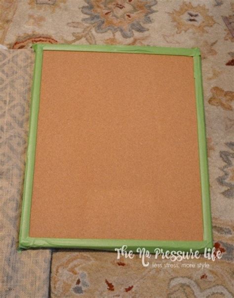 Cork Board Makeover With Fabric An Easy Diy Project In Just Steps