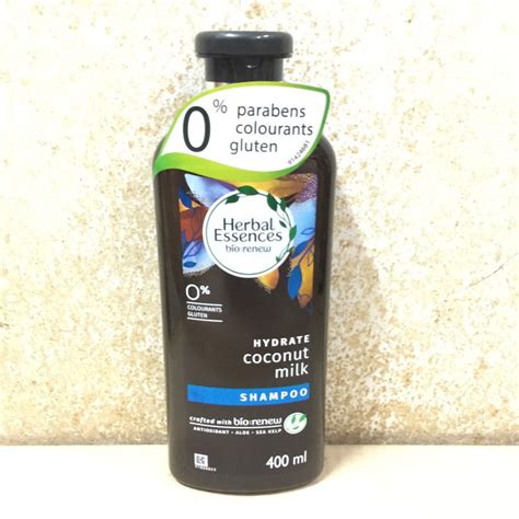 Herbal Essences Bio Renew Hydrate Coconut Milk Shampoo With Aloe And Sea Kelp 400ml Shopee