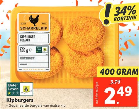 Kipburgers Aanbieding Bij Lidl