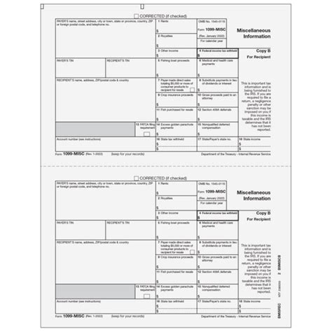 Bnecrec05 1099 Nec Non Employee Compensation Copy B Recipient