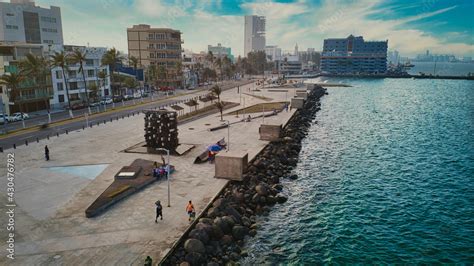 malecón Veracruz Stock Foto Adobe Stock