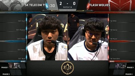 Skt Vs Fw Game Msi Semifinals Sk Telecom T Vs Flash Wolves