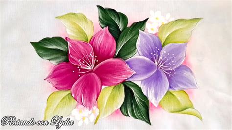 Pintura C Mo Pintar Flores Paso A Paso Youtube