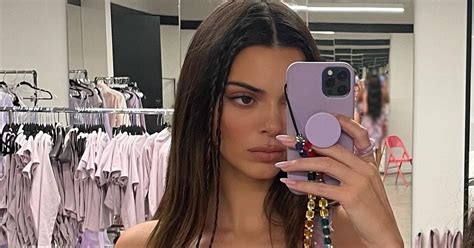 Kendall Jenner Stuns In Completely Slashed Lingerie As She Teases New