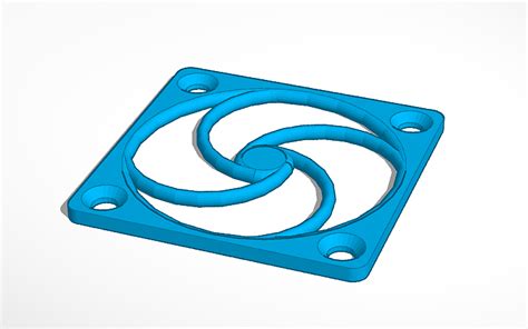 3d Design Fan Duct 40mm V4 Tinkercad