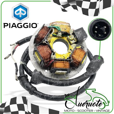 STATORE VOLANO APE 50 89 17 A 5 POLI FILI VESPA PK 125 ETS ACCENSIONE