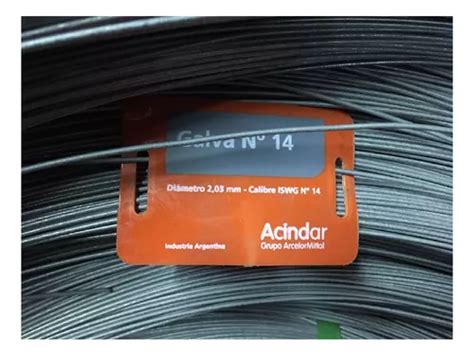 Alambre Liso Galvanizado Calibre X Kilo Calidad Acindar