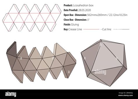 Printable Icosahedron Template