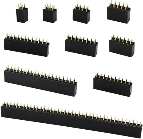 10pcs 254mm 2x2345678910111214161820253040 Pin