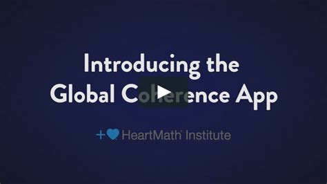 Introducing The Global Coherence App Why Add Heart On Vimeo