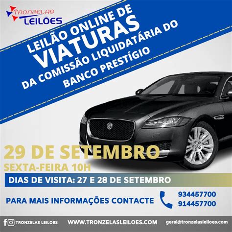 Leil O Online De Viaturas Da Comiss O Liquidat Ria Do Banco Prest Gio