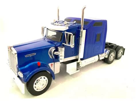 Kenworth W Tracto Cabina Azul New Ray Env O Gratis