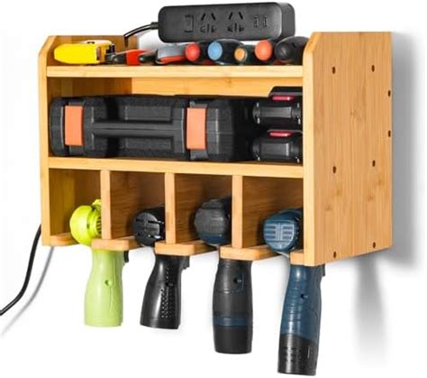 Sunix Power Tool Organizer Wall Mount Cordless Drill Hanger Storage