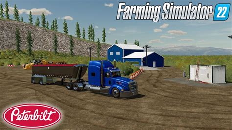 FS22 Peterbilt 386 Mac Half Round Frameless Farming Simulator 22