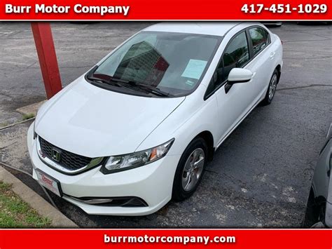 Used 2014 Honda Civic Lx Sedan Cvt For Sale In Neosho Mo 64850 Burr