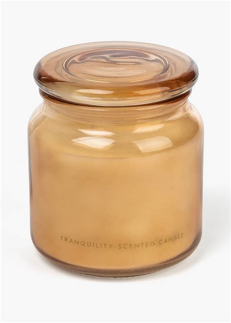 Glass Jar Candle With Lid Za