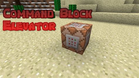 Minecraft [tutorial] Easy And Instant Command Block Elevator Youtube