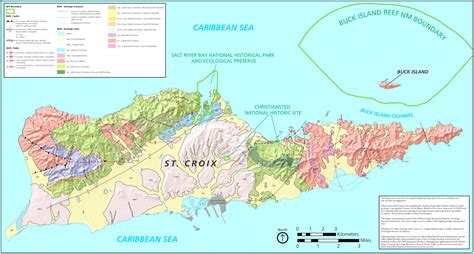 St Croix Usvi Map Natural Hazards Center || The Public Health