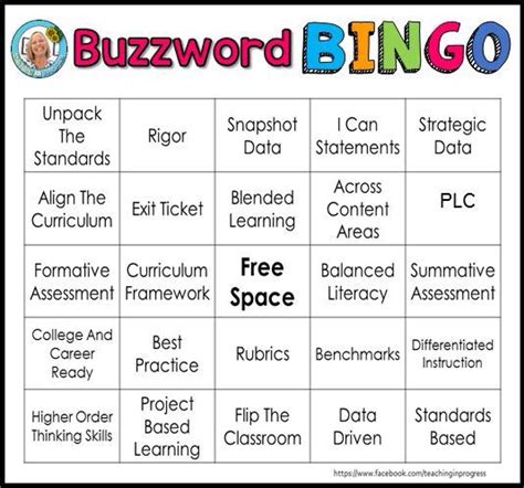 List Of Buzz Words Used In Professional Development For Educators