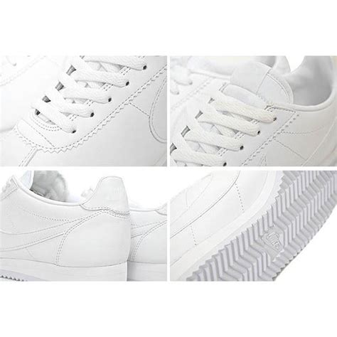 ナイキ ウィメンズ コルテッツ レザー Nike Wmns Classic Cortez Leather White White 807471