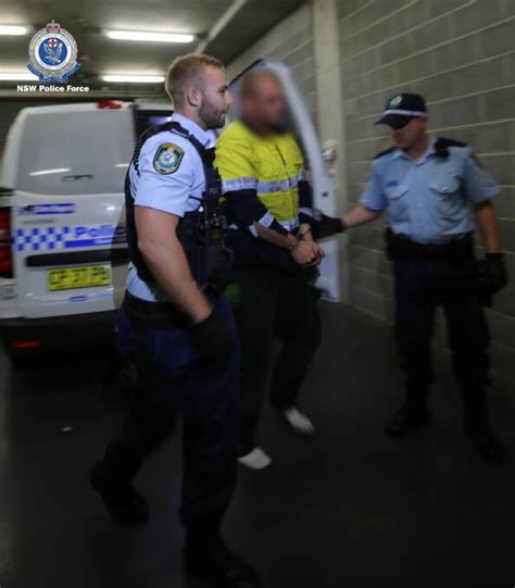 Dramatic Footage Shows Arrest Of Wollongong Car Bombing Accused