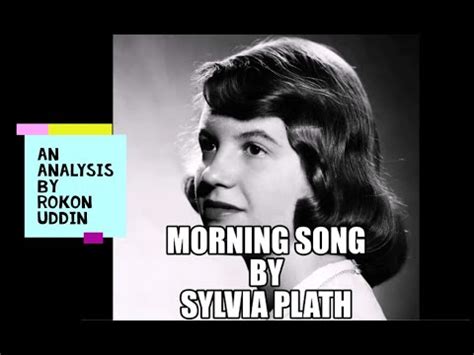 Morning Song By Sylvia Plath Youtube