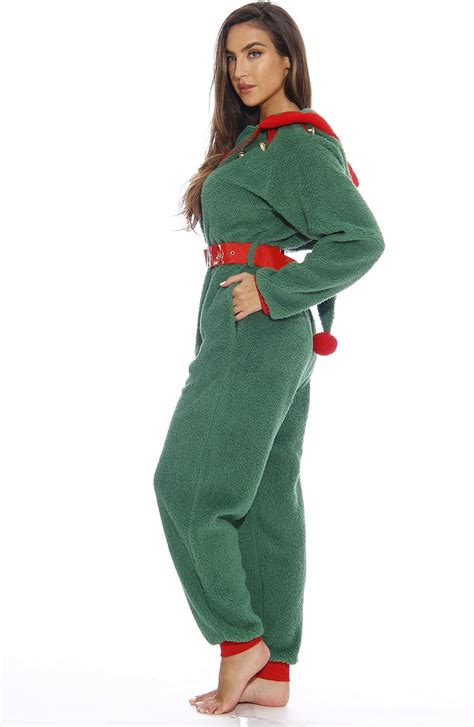 Followme Adult Christmas Onesie For Women Sherpa One Piece Pajamas Clothing