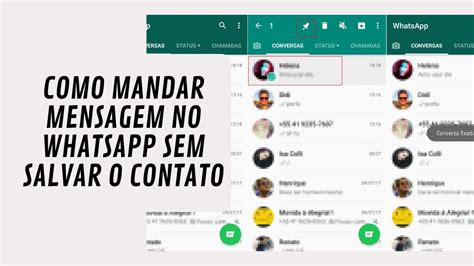 Como Mandar Mensagem No Whatsapp Sem Salvar O Contato Youtube