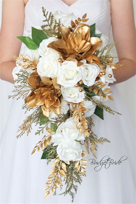 Click To Open Gallery Gold Wedding Bouquets Bridal Wedding Flowers