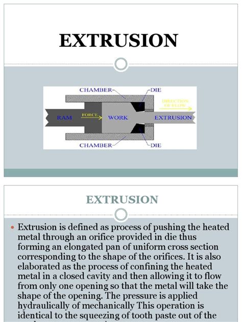 Understanding the Extrusion Process: A Comprehensive Overview of ...