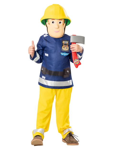 Fireman Sam Kids Costume