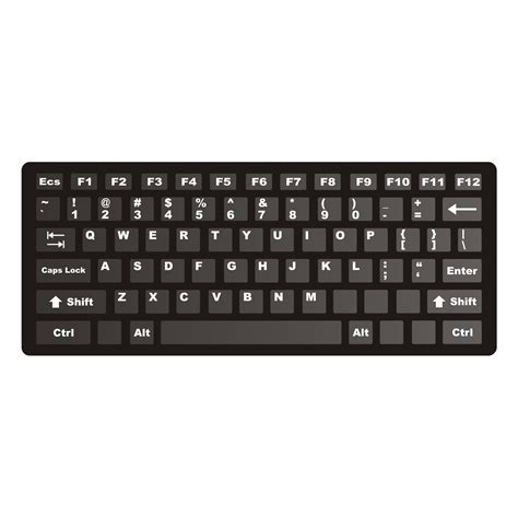 Vector for free use: Computer Keyboard