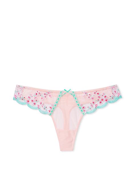 Buy Cherry Blossom Embroidery Thong Panty Undefined Order Undefined