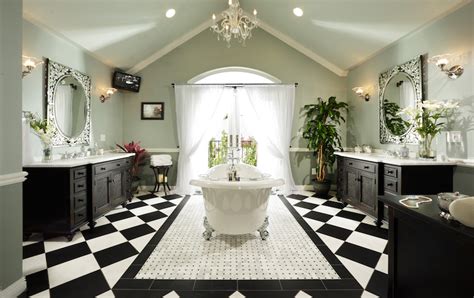 10 Eye-Catching and Luxurious Black and White Bathroom Ideas