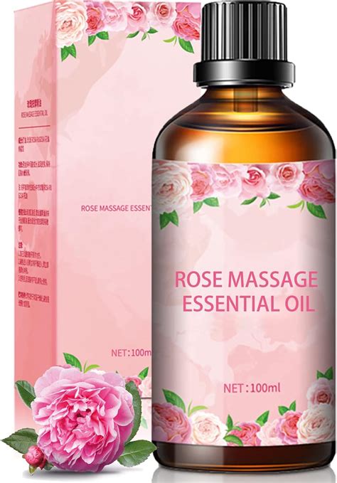 Rose Oil For Body Massage Rose Scented Massage Oil No Cleaning Required Relaxing Massage