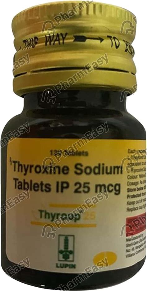 Thyroup 25 Mcg Tablet 120 Uses Side Effects Price And Dosage Pharmeasy